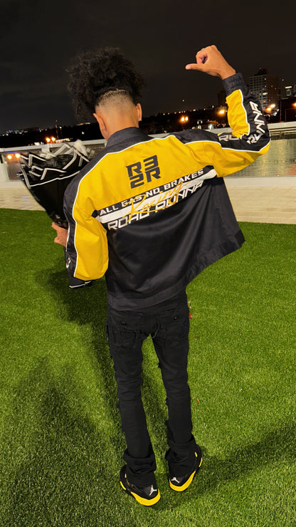 Moto Jacket (Yellow/Black) - ShopRoadRunna