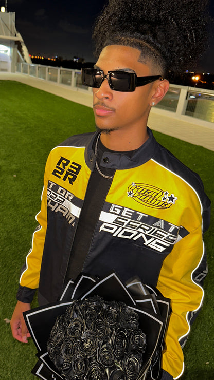 Moto Jacket (Yellow/Black) - ShopRoadRunna