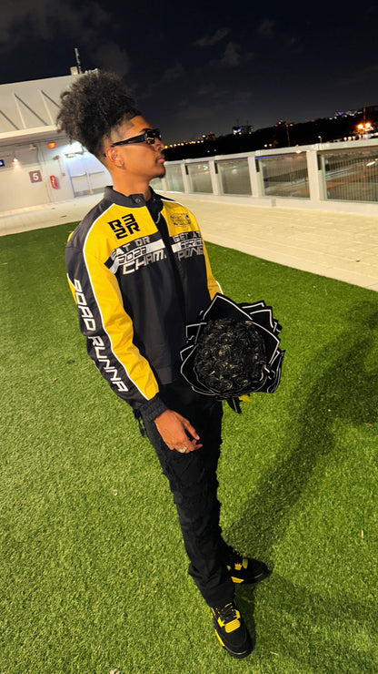 Moto Jacket (Yellow/Black) - ShopRoadRunna