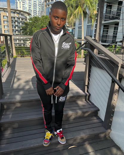 3M Alpha Set (Black/Red) Tracksuit - ShopRoadRunna
