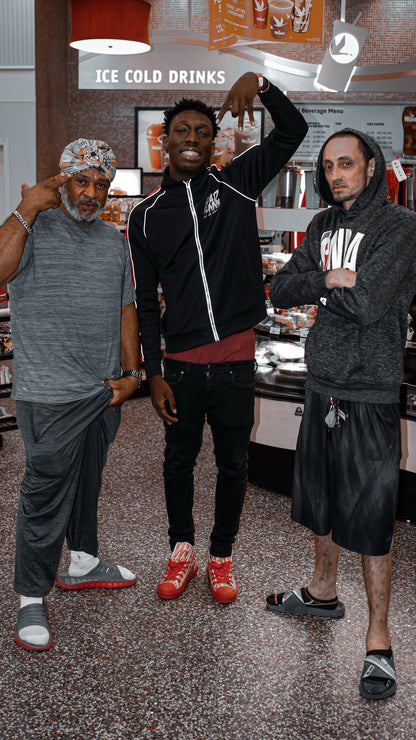 3M Alpha Set (Black/Red) Tracksuit - ShopRoadRunna